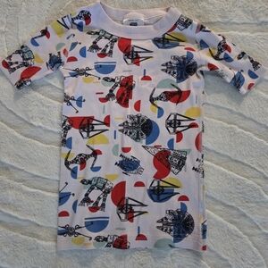 Star Wars Hanna Andersson Light Pink Kids Top Size 5 100% Organic Cotton